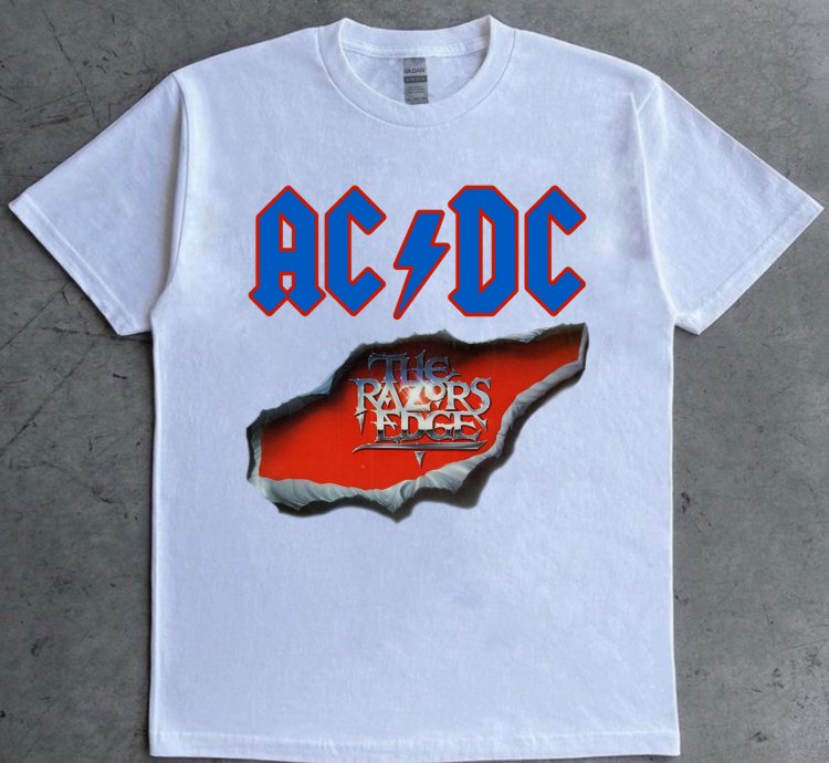 Acdc The Razor Edge Mens T Shirt