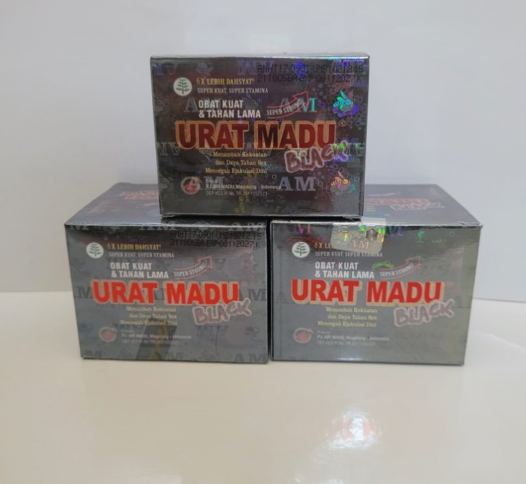 Urat Madu Black Supplements For Men 1 Box
