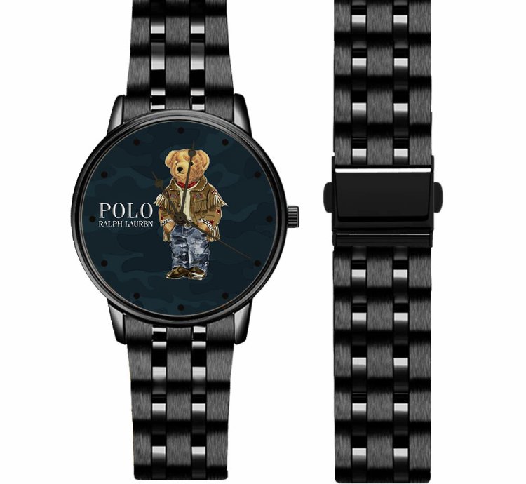 Polo Bear Watch D80 Black Chain