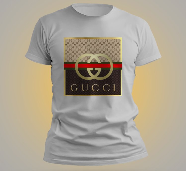 Gucci Art Logo Shirt Usa Size S-5xl White