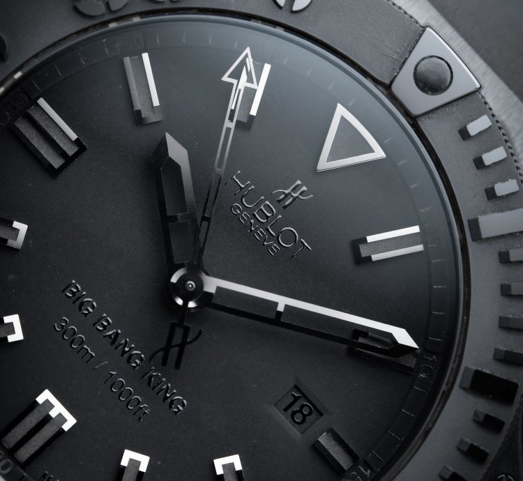 Hublot Big Bang King 48 Limited Edition 300m Black Ceramic Leather Rubber
