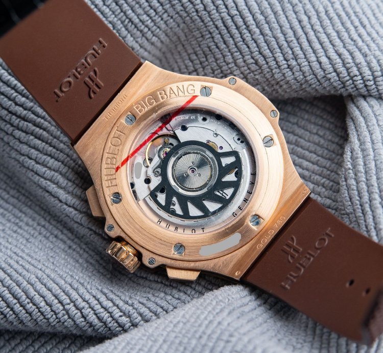 Hublot Big Bang Cappuccino Rose Gold Chocolate Dial Chronograph Rubber 41mm