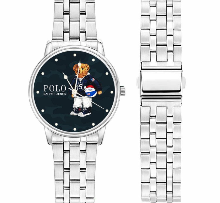 Polo Bear D82 Military Basket Metal Silver