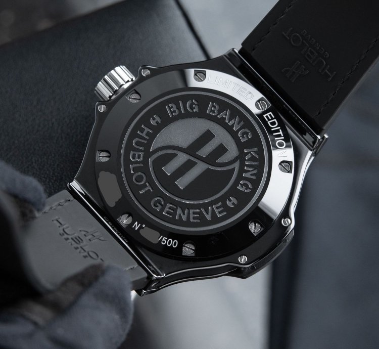 Hublot Big Bang King 48 Limited Edition 300m Black Ceramic Leather Rubber