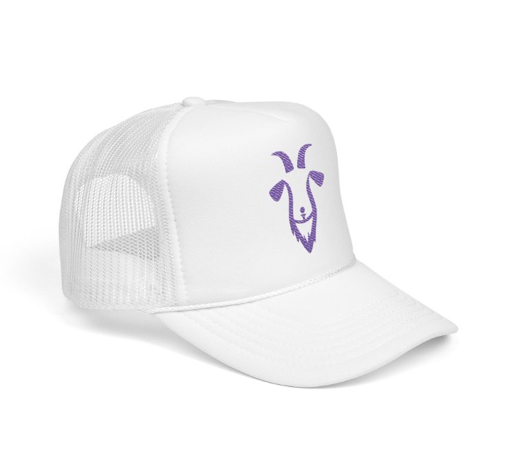 Rangegoats Adults Golf Hat White
