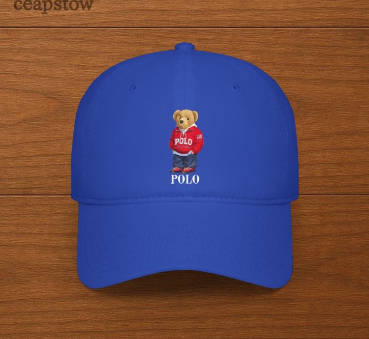 Polo Ralph Lauren Mens Polo Bear Twill Cap Royal Blue