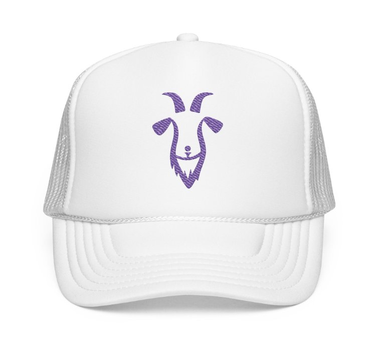 Rangegoats Adults Golf Hat White
