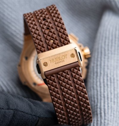Hublot Big Bang Cappuccino Rose Gold Chocolate Dial Chronograph Rubber 41mm