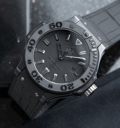 Hublot Big Bang King 48 Limited Edition 300m Black Ceramic Leather Rubber