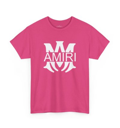 Am Amiri Logo Heliconia T-shirt - Size Usa 12