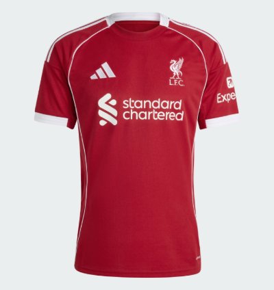 Liverpool 2025-26 Darwin 9 Home Jersey Red