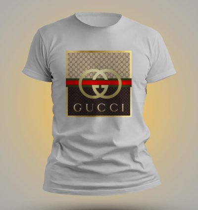 Gucci Art Logo Shirt Usa Size S-5xl White