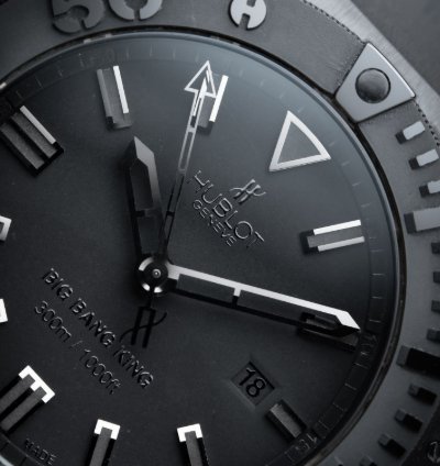 Hublot Big Bang King 48 Limited Edition 300m Black Ceramic Leather Rubber