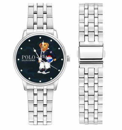 Polo Bear D82 Military Basket Metal Silver
