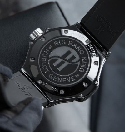 Hublot Big Bang King 48 Limited Edition 300m Black Ceramic Leather Rubber