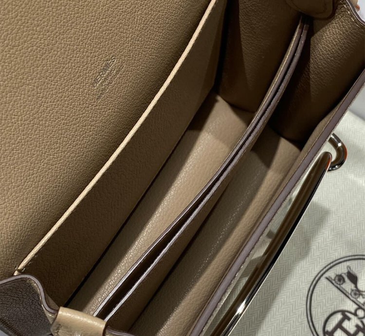 Hermes Roulis Mini Bag Palladium Hardware Poussiere