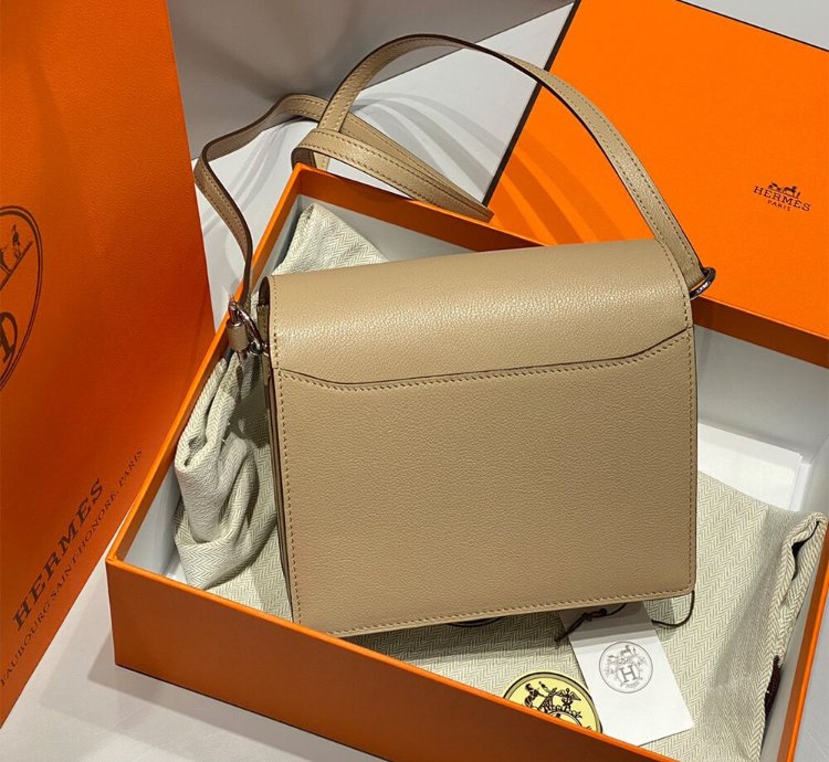 Hermes Roulis Mini Bag Palladium Hardware Poussiere