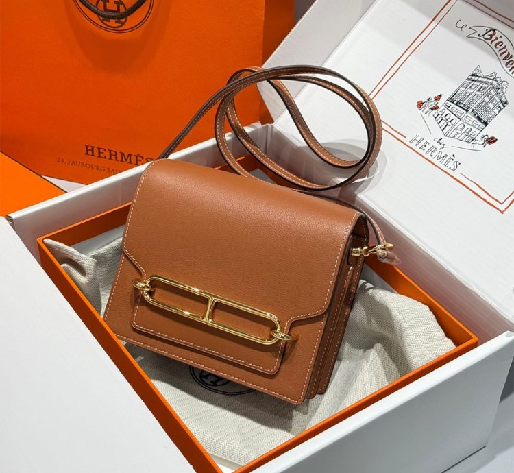 Hermes Roulis Mini Bag Gold Hardware Gold