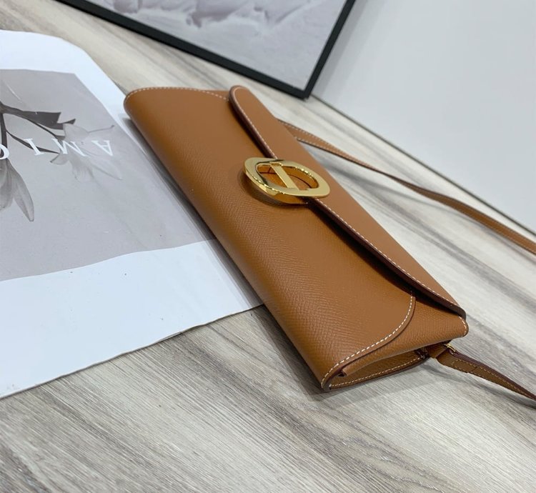 Hermes Maillon To Go Wallet Gold Plated Tan