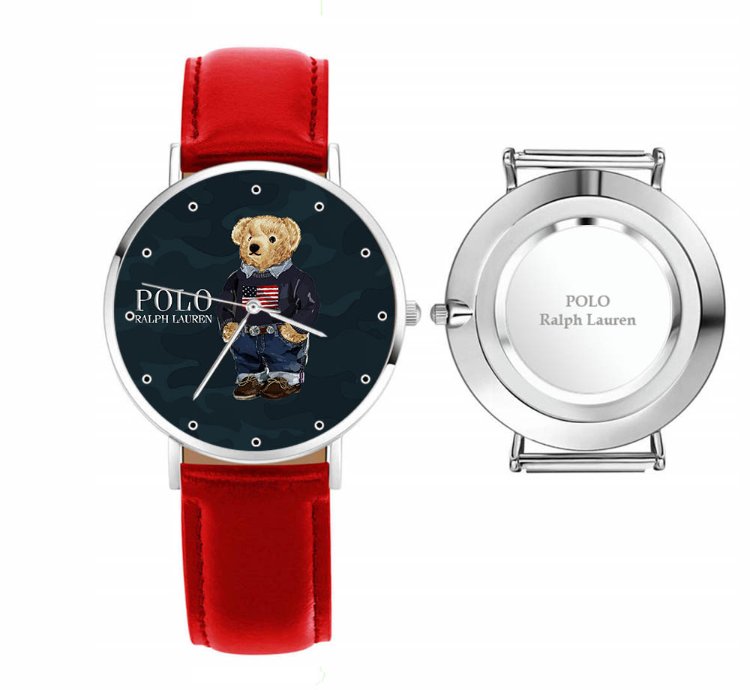 Polo Military Bear Us Gr79 Red Leather
