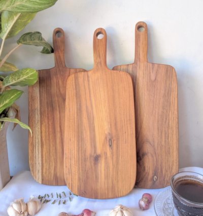 Solid Wood White Cutting Board Teak Cutting Board