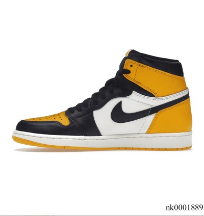 Air Jordan 1 Taxi Yellow Toe Shoes Sneakers