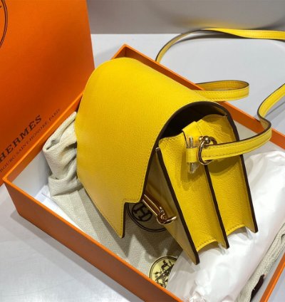 Hermes Roulis Mini Bag Gold Hardware Yellow