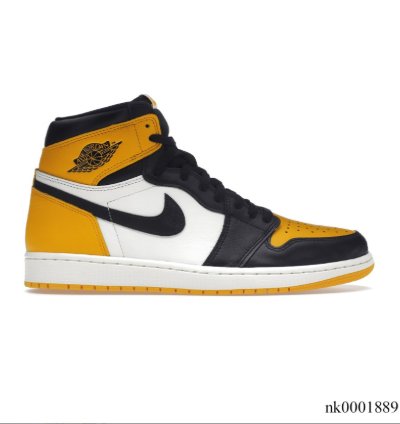 Air Jordan 1 Taxi Yellow Toe Shoes Sneakers