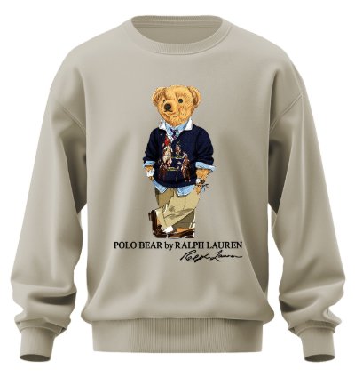 Polo Bear Tuxedo Sweatshirt Jk03 Usa Size Sand