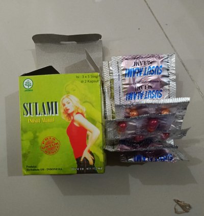 Sulami Capsule Natural Body Slimmingg 100 Originals 1 Box
