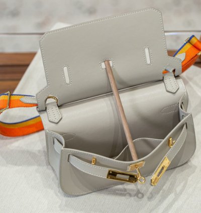 Hermes Jypsiere Mini Bag Gold Hardware Beton