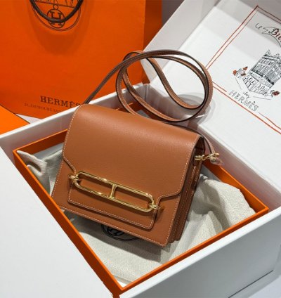 Hermes Roulis Mini Bag Gold Hardware Gold