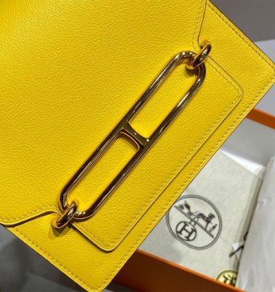Hermes Roulis Mini Bag Gold Hardware Yellow