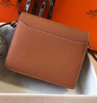 Hermes Roulis Mini Bag Palladium Hardware Gold