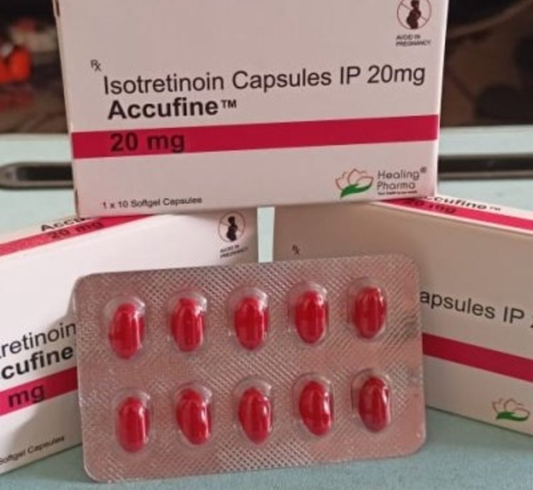 Isotretinoin Capsules 20mg Accufine 2 Box