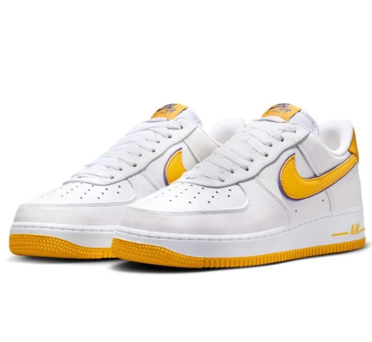 Kobe Bryant X Af 1 Low Lakers Home Shoes