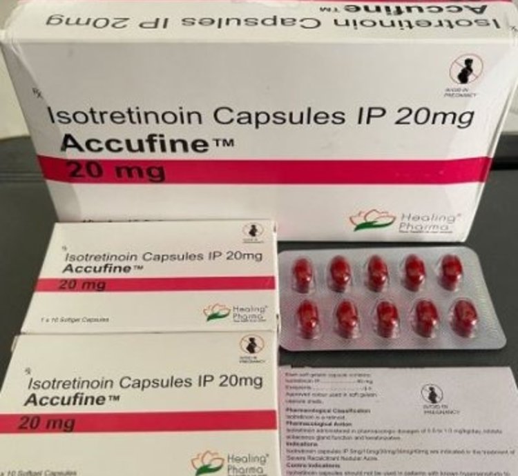 Isotretinoin Capsules 20mg Accufine 2 Box