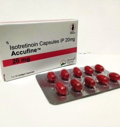 Isotretinoin Capsules 20mg Accufine 1 Box
