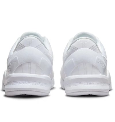 Kobe 8 Protro Triple White Shoes