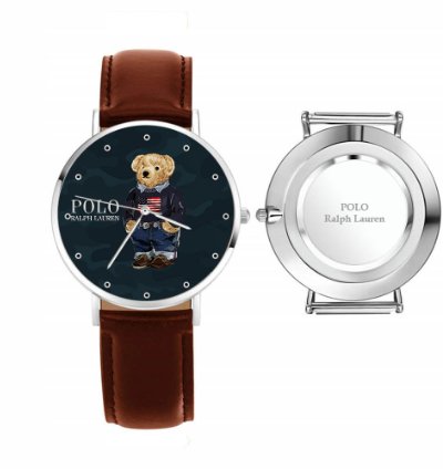 Polo Military Bear Teddy Jk79 Brown Leather