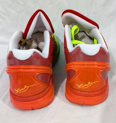 Kobe 6 Protro Grinch Custom Shoes