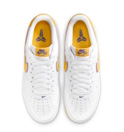 Kobe Bryant X Af 1 Low Lakers Home Shoes