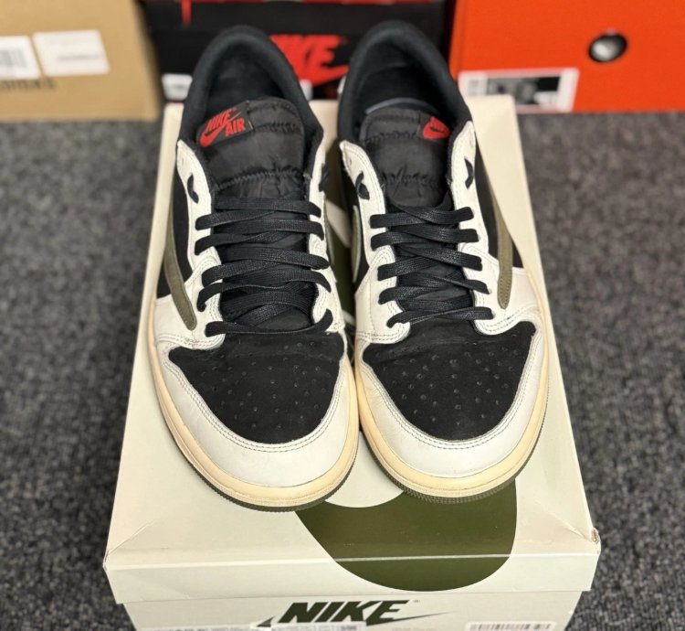 Jordan 1 Retro Low Og Sp travis Scott Olive