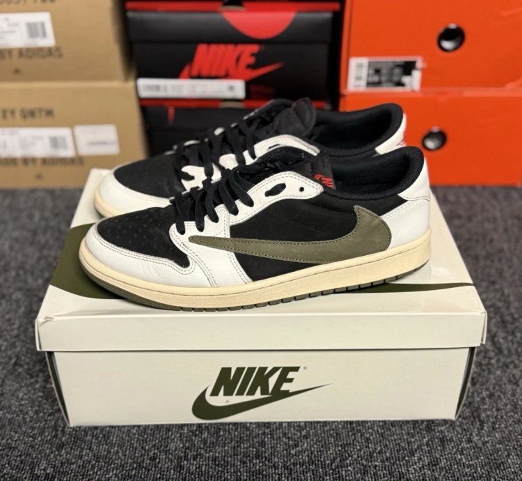 Jordan 1 Retro Low Og Sp travis Scott Olive