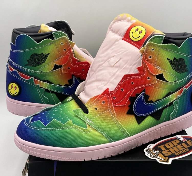 New Nike Air Jordan Retro 1 High Og J Balvin Colores Y Vibras 2020