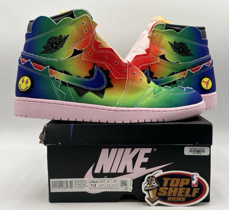New Nike Air Jordan Retro 1 High Og J Balvin Colores Y Vibras 2020