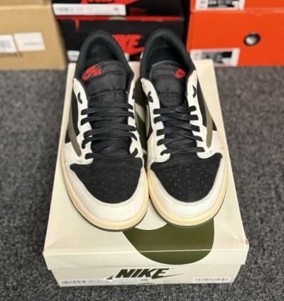 Jordan 1 Retro Low Og Sp travis Scott Olive