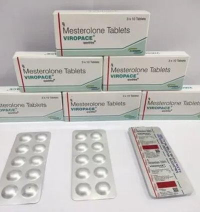 Mesterolone Viropace 25 Mg Treatment Of Male Hypogonadism Caused Due To Low Testosterone Levels
