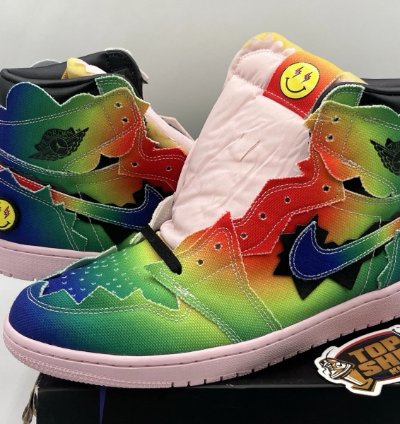 New Nike Air Jordan Retro 1 High Og J Balvin Colores Y Vibras 2020