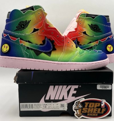 New Nike Air Jordan Retro 1 High Og J Balvin Colores Y Vibras 2020
